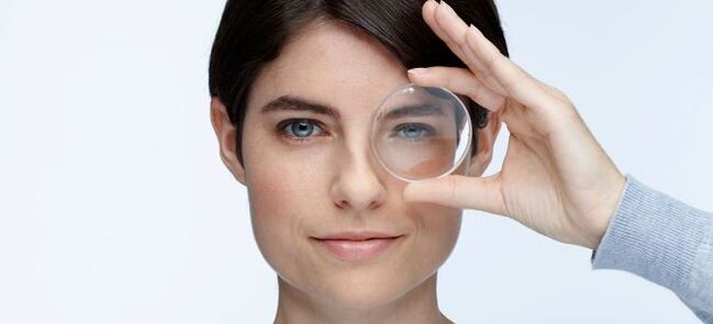 To the purpose of adjusting vision, hard lenses can be used